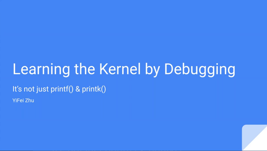 Learning the Kernel by Debugging